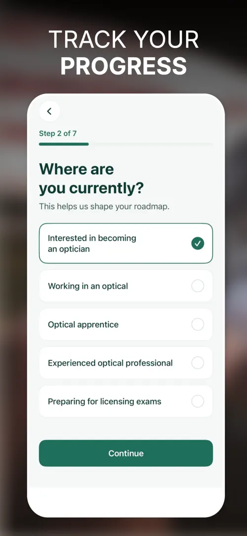 Optician Roadmap screenshot 2