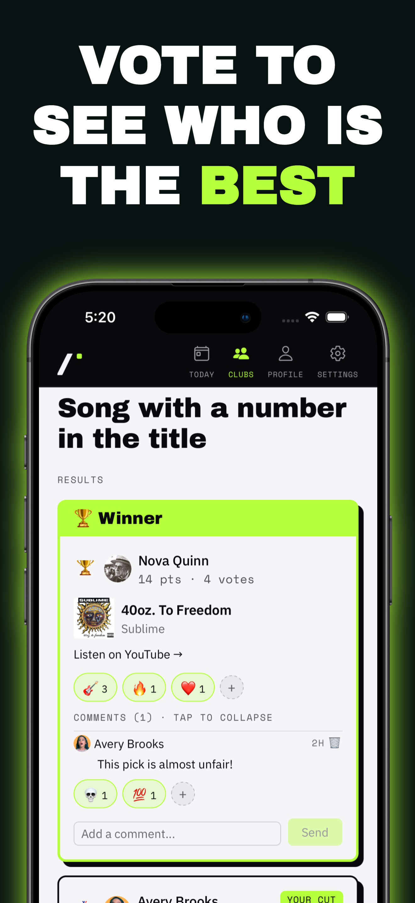 Cut Club: Music Matchups screenshot 4