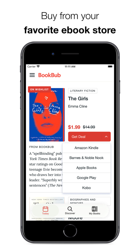 BookBub App Store screenshot 4