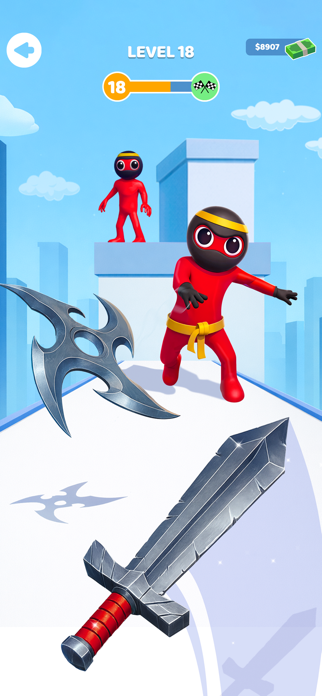 Crazy Sword Runner: Slash Rush Screenshot 1 of 8