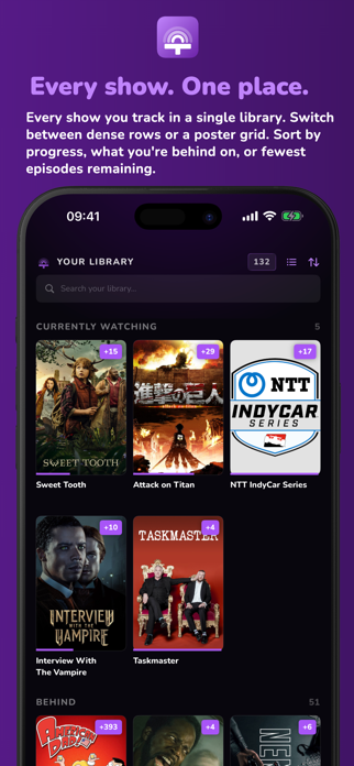 Televise: TV & Anime Tracker Screenshot 2 of 5