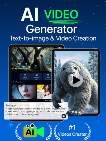 AI Video Generator and Art iPad screenshot
