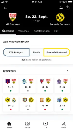 Screenshot von OneFootball - Fußball News auf dem iPhone 4