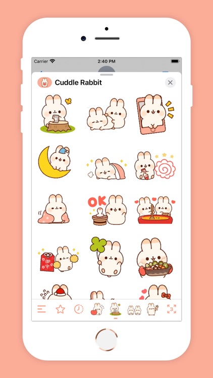 Cuddle Rabbit Animated