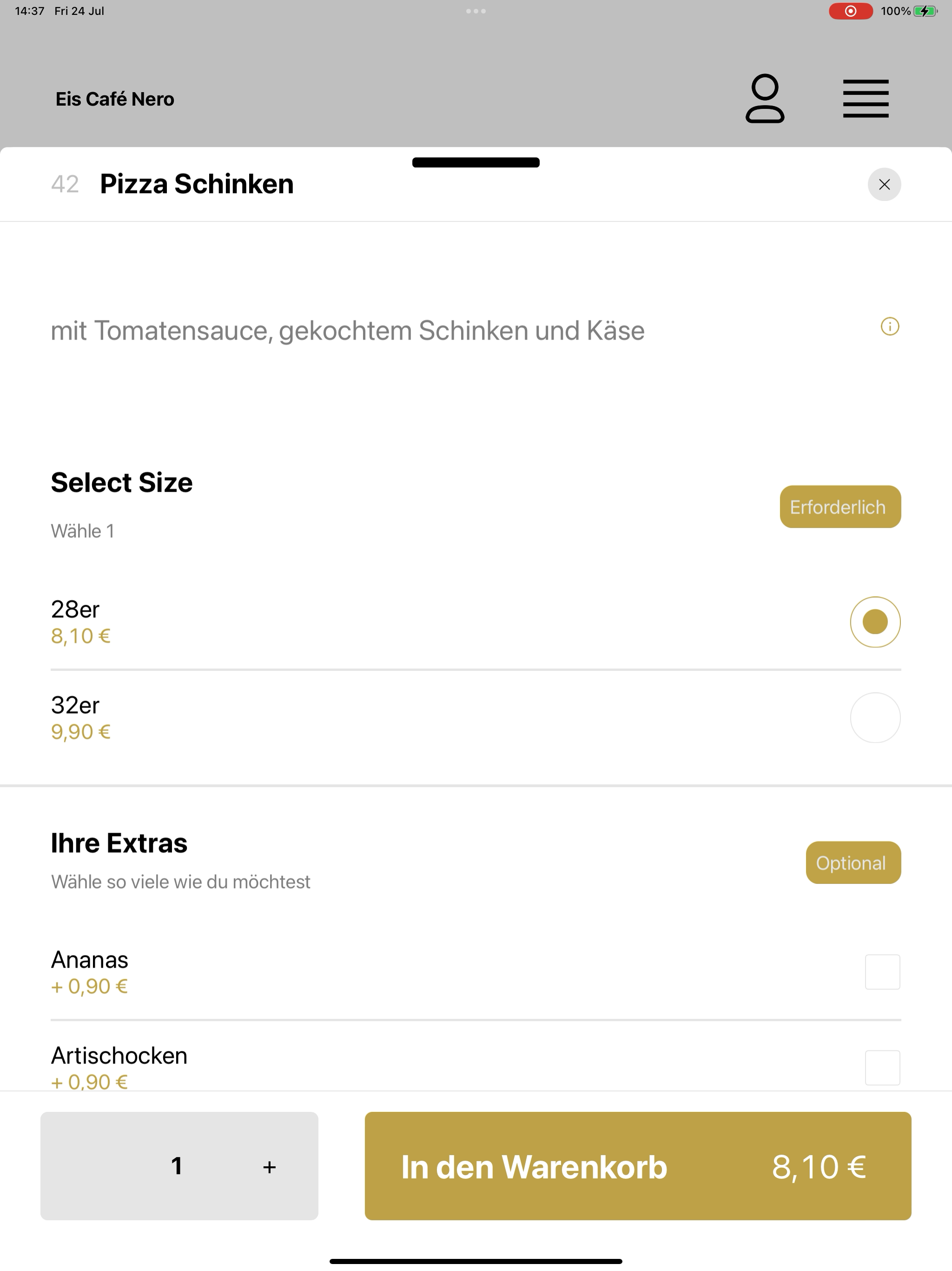 Eis Café Nero screenshot 16