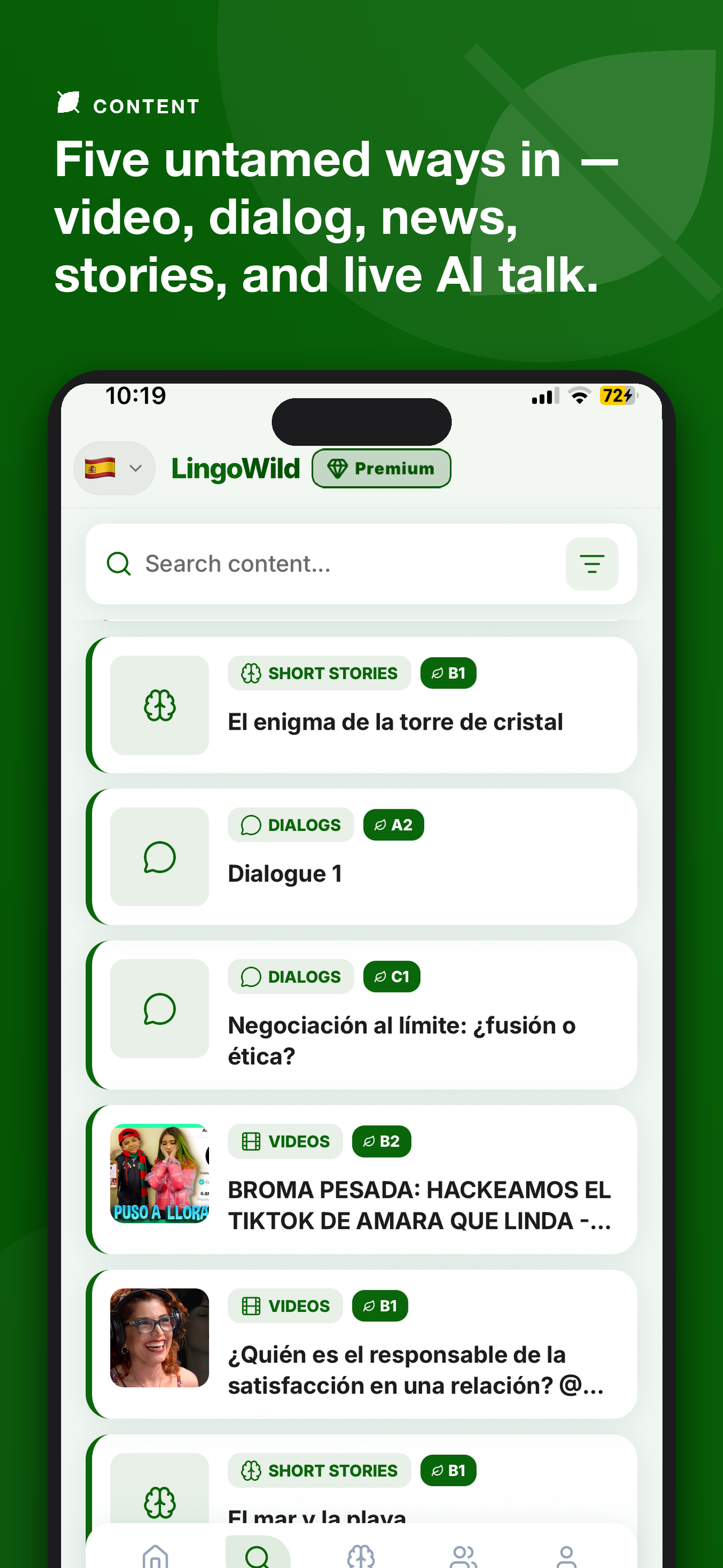 Speak Languages - LingoWild screenshot 3