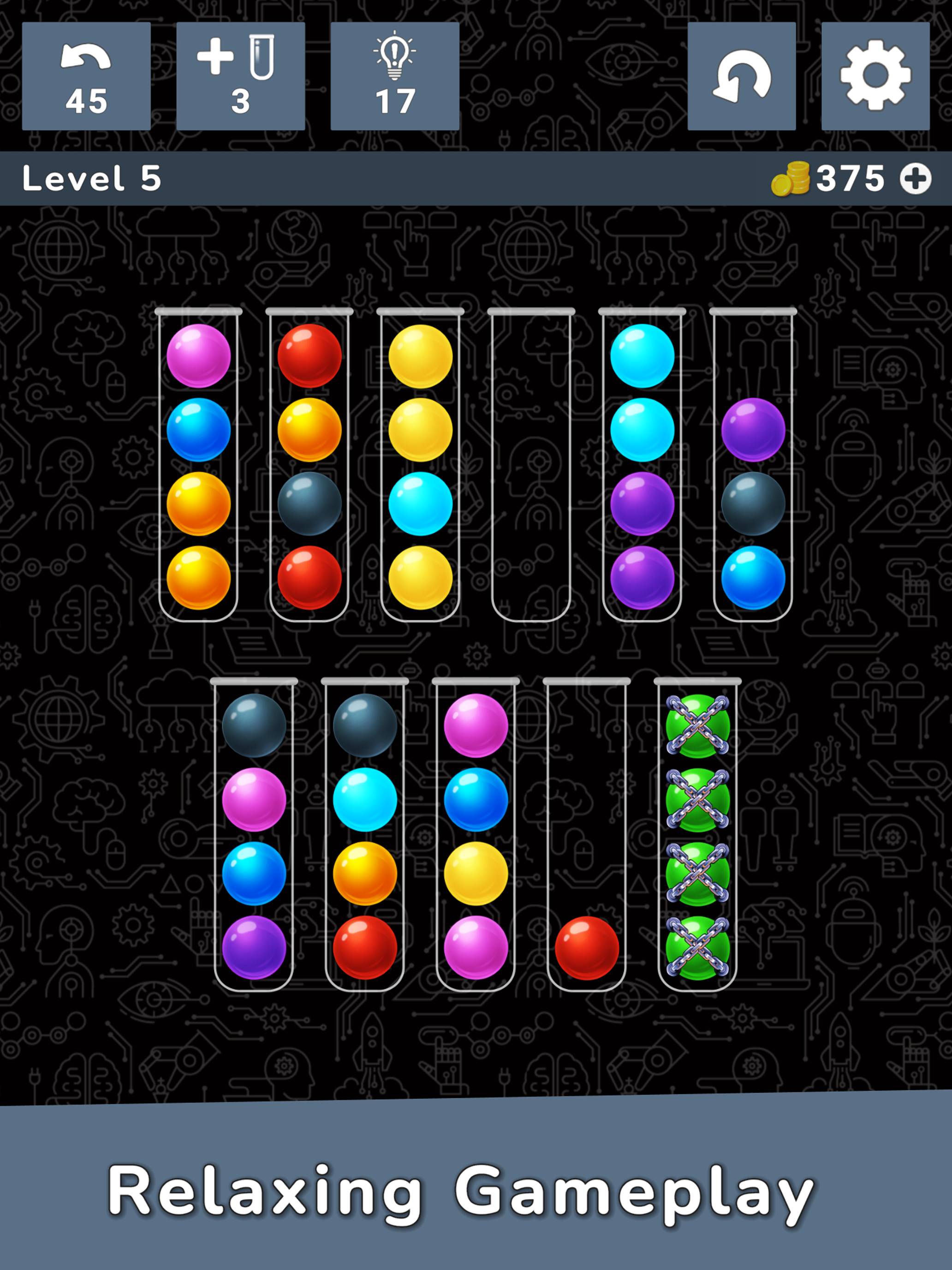Color Cascade Ball Sort Puzzle