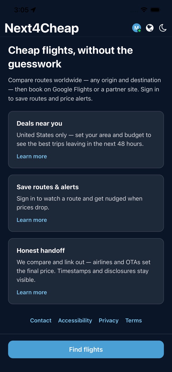 iPhone screenshot