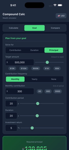 Compound Wealth Simulator Screenshot 4 of 10