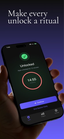 Ritual Lock - Screen Time iPhone screenshot