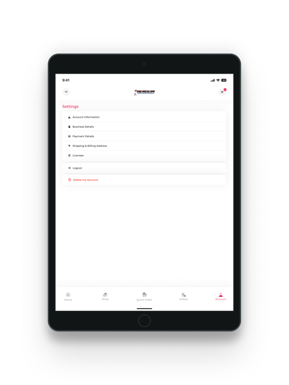Global Wholesale B2B iPad screenshot 5 - Business app