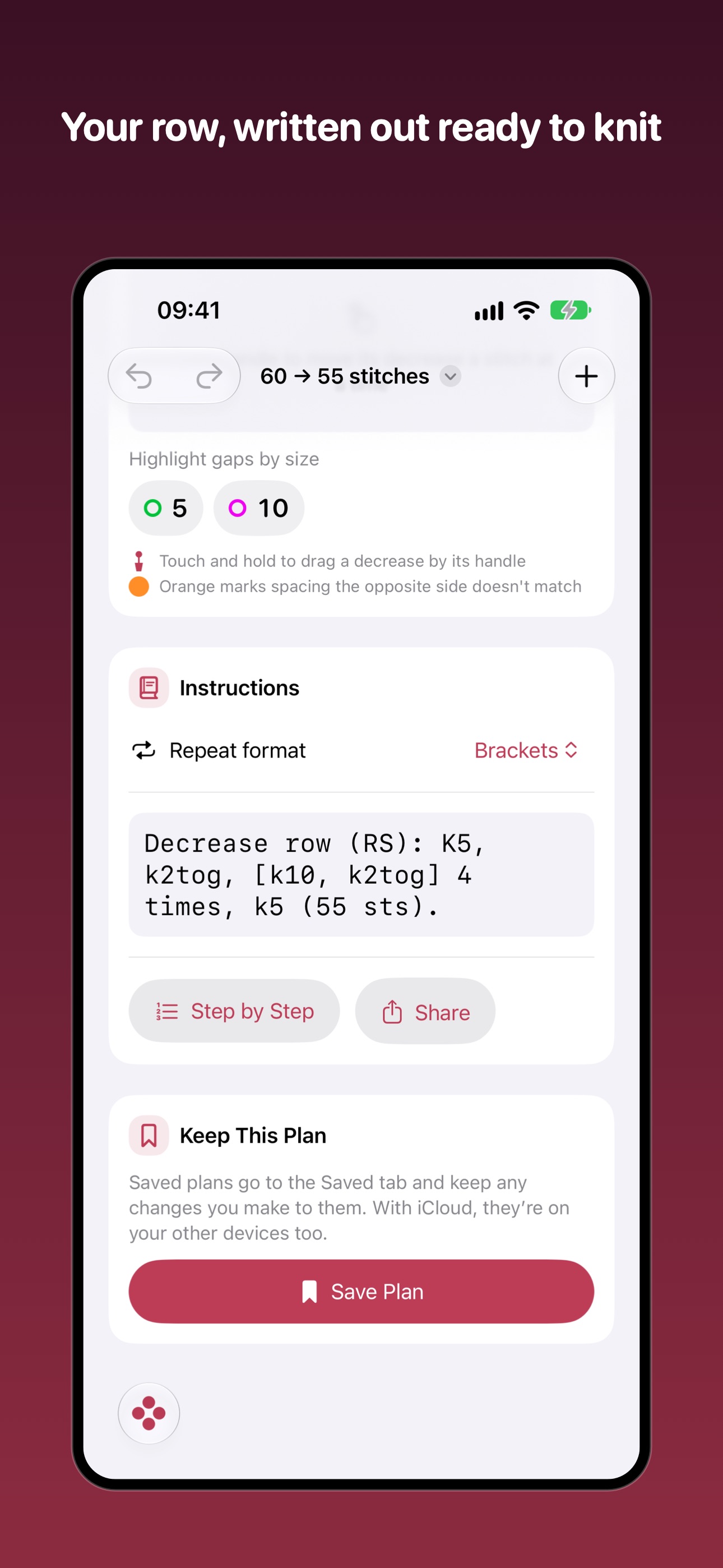 Screenshot 5 of Stitches: Knitting Calculator
