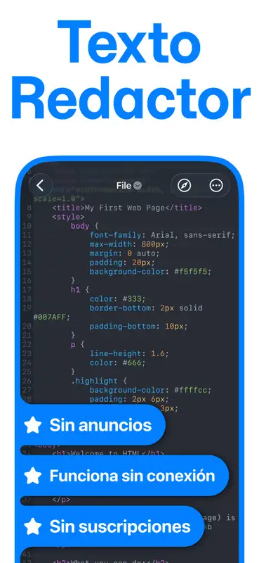 Text Editor : Code Editor screenshot 1 of 9