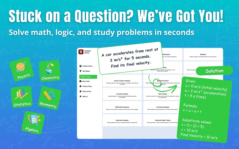 Question AI - Math Solution iPhone screenshot 2 - Education app