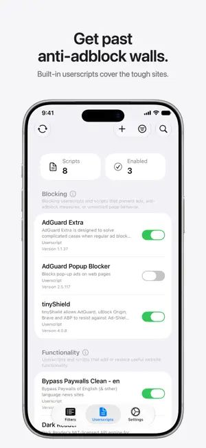 wBlock: Ad Blocker for Safari screenshot 2