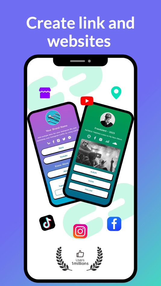 #1. Linkfly: Link Bio Landing Page (iOS) 由: Qumai,Inc.