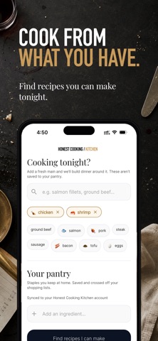 Honest Cooking Kitchen screenshot