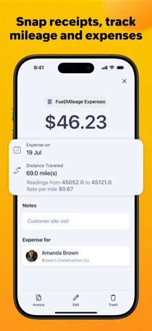 Zoho Solo: Invoice & Booking Screenshot 4 of 10