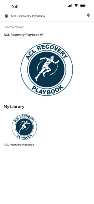 ACL Recovery Playbook screenshot 1