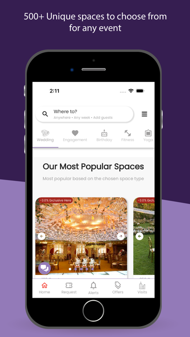 Venu - Book Spaces Screenshot
