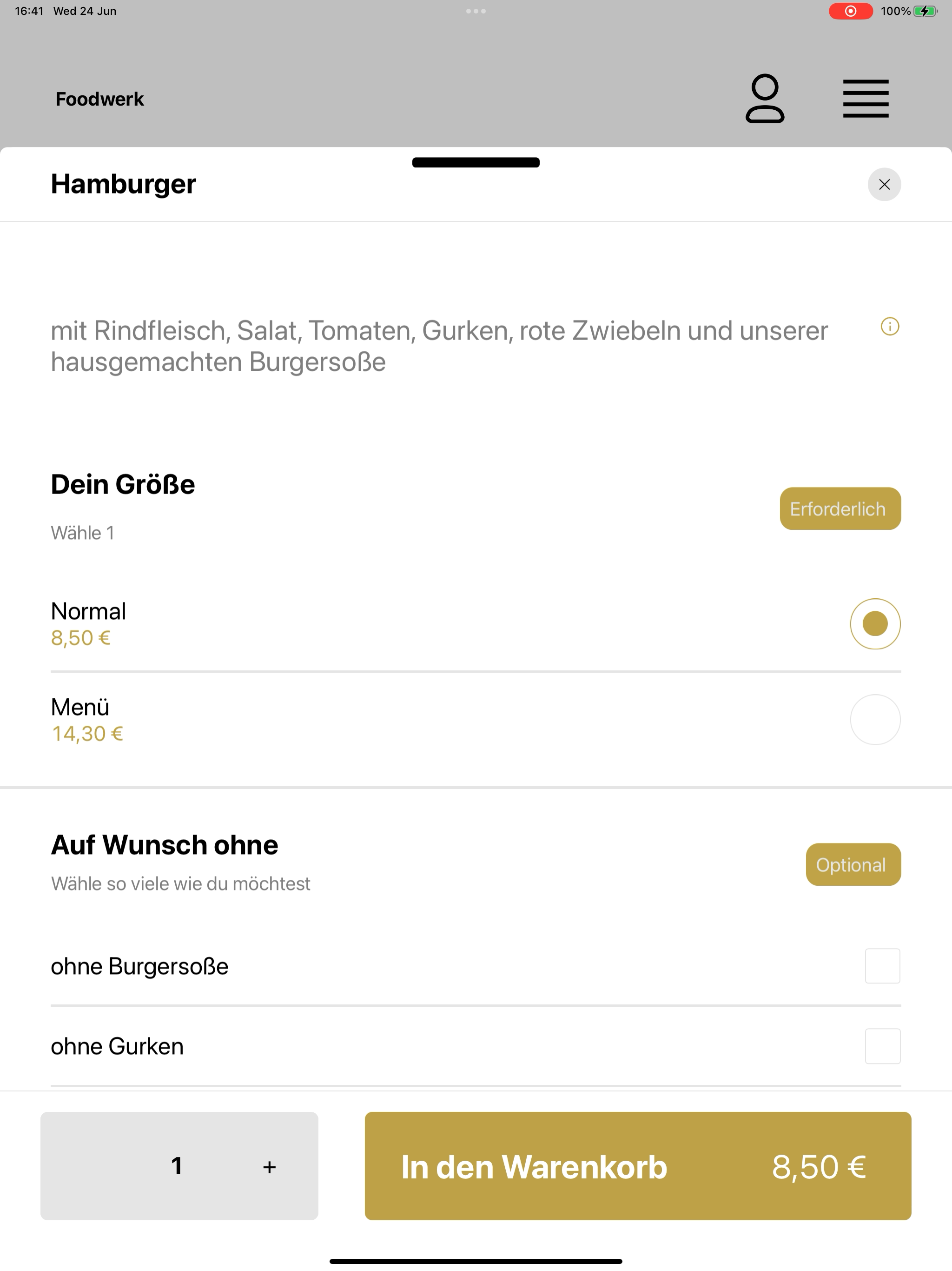 Foodwerk screenshot 15