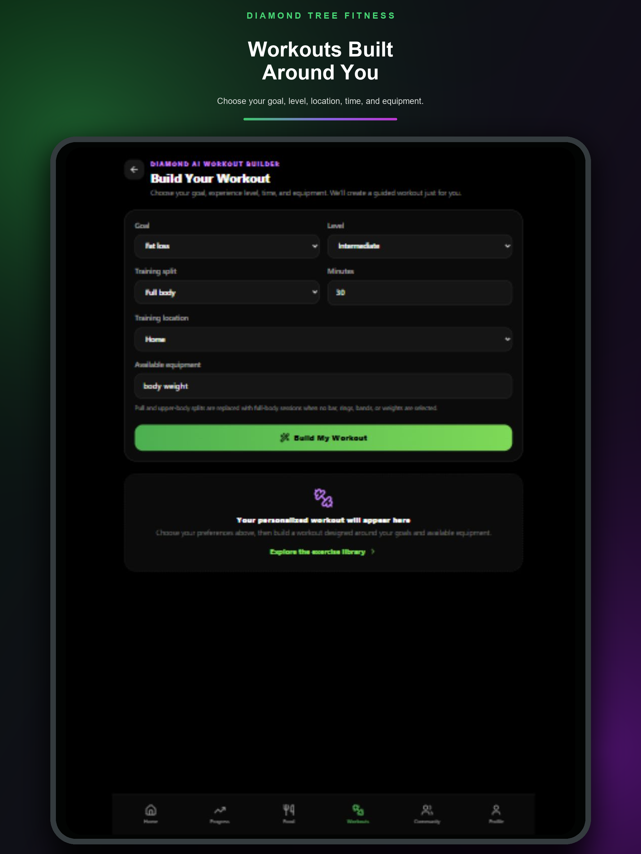 Diamond Tree Fitness screenshot 13