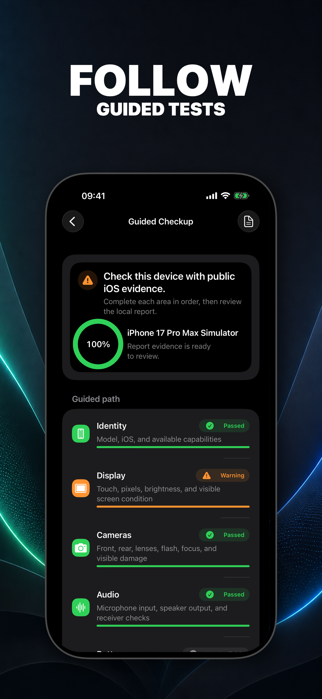 iCheckup: Used Phone Test screenshot 2