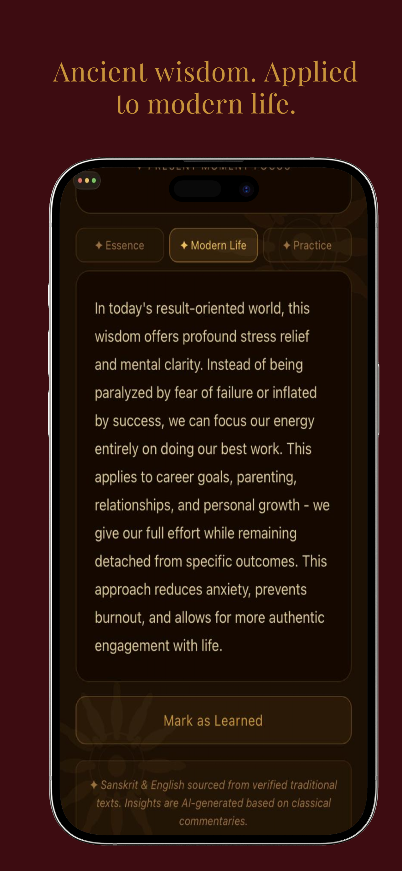 Bhagavad Gita for Modern Life