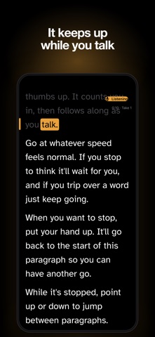 Cue: Hands-Free Teleprompter Screenshot 2 of 4