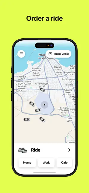 Taxi Kuwait - YOGO App screenshot 1