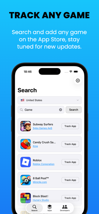 Developer & App Tracker Screenshot 3 of 5