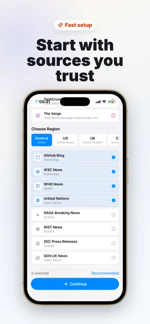 RSS Reader: Smart Feeds screenshot 2