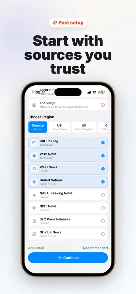 RSS Reader: Smart Feeds 智能RSS阅读器应用截图