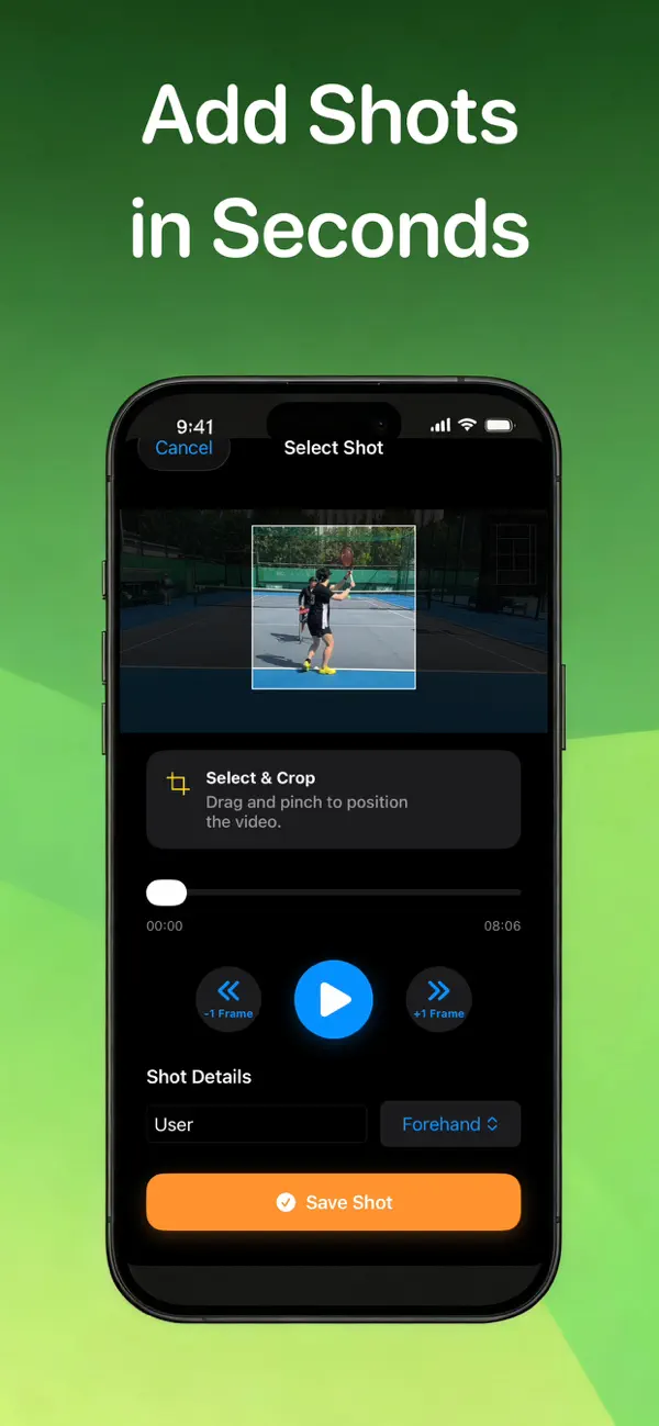 Screenshot #3 pour Self Coach Tennis