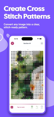 Stitch Fiddle & Craft Maker iPhone screenshot