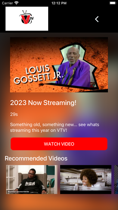 VTV Television Network Screenshot