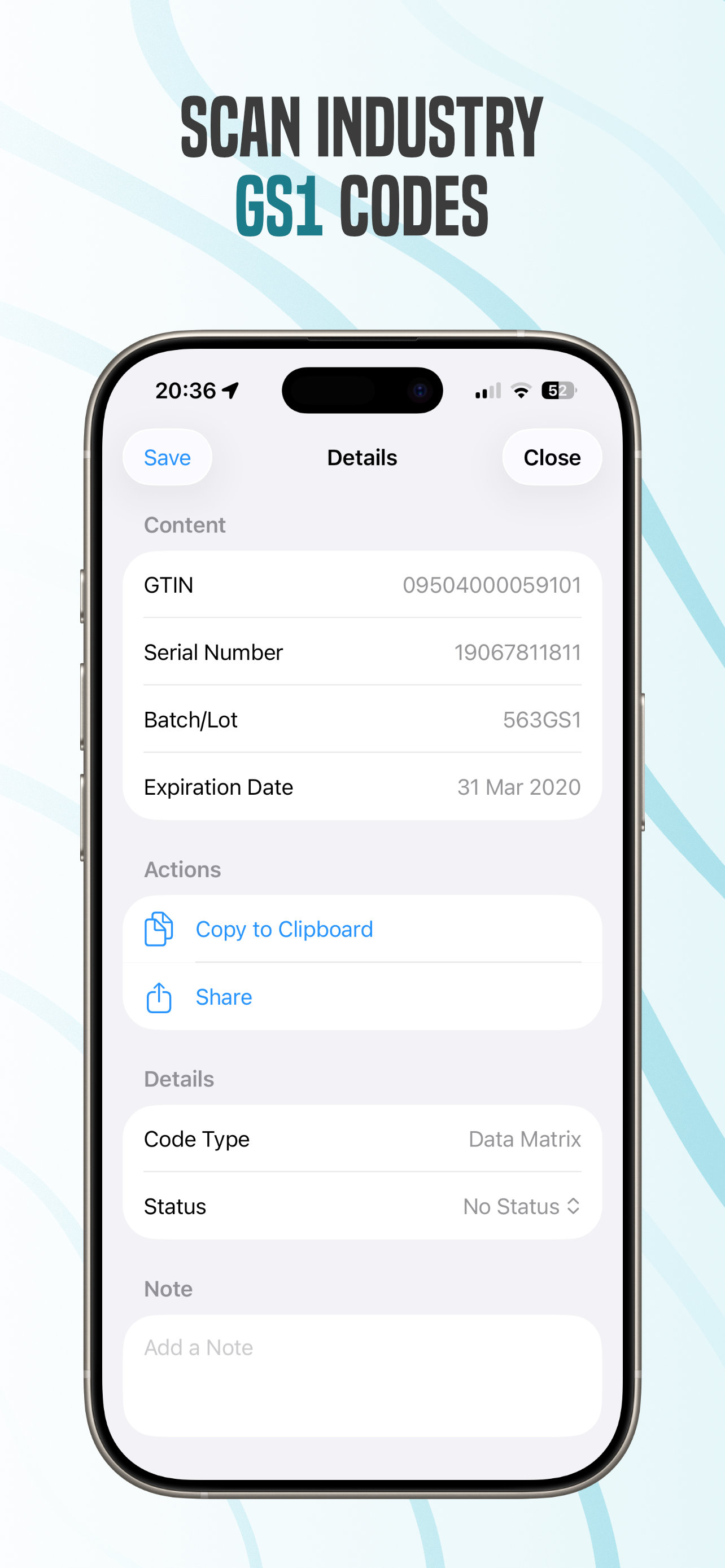 QRectly — Scan QR & GS1 Codes screenshot 4