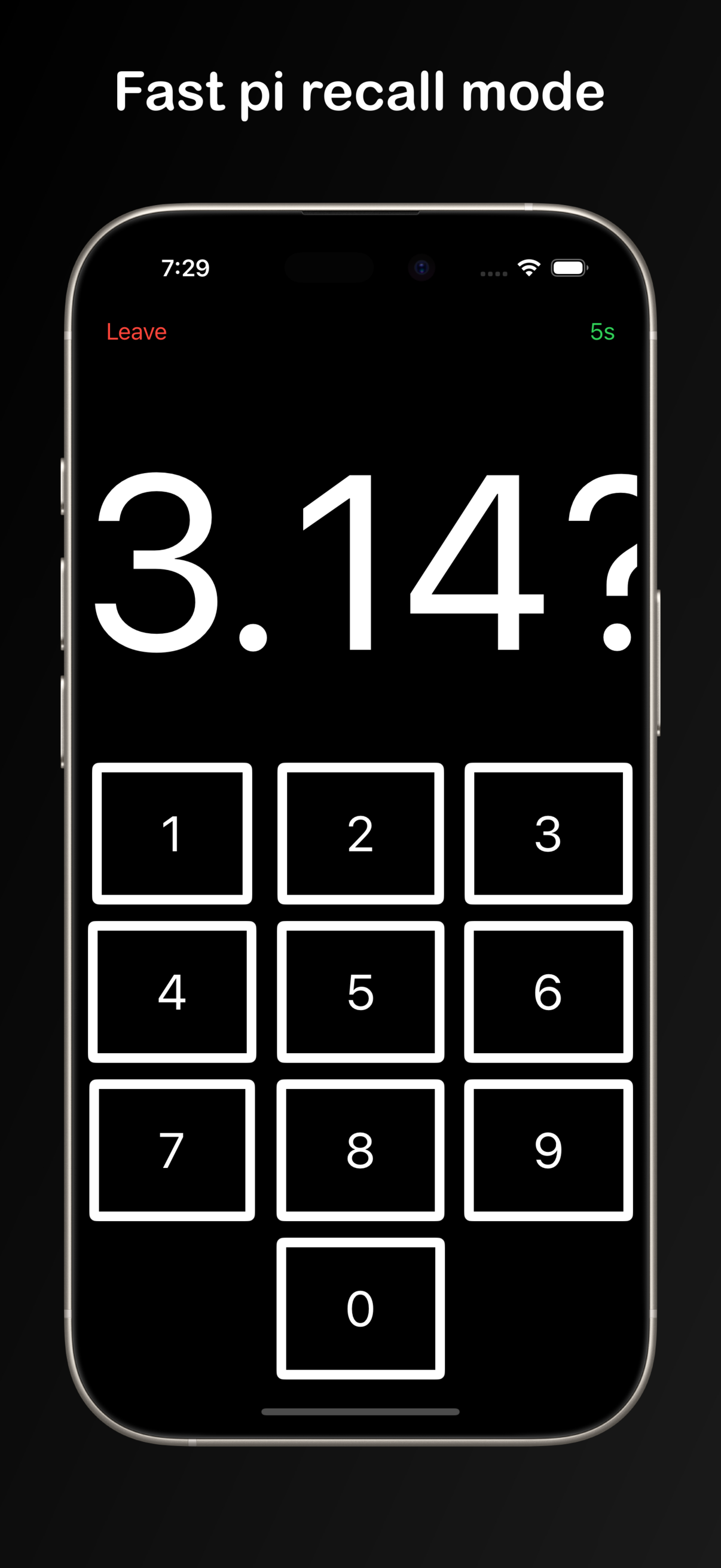 Pi Digits: Memory Challenge screenshot 3