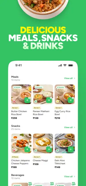 Swish: 10-Min Food Delivery iPhone screenshot 3