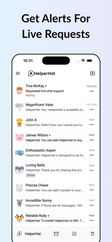 HelperHat - Live Chat Support Screenshot 4 of 6