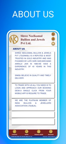 Shree Neelkamal Bullion iPhone screenshot