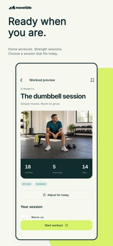 Movetide: Home & Gym Workouts Screenshot 1