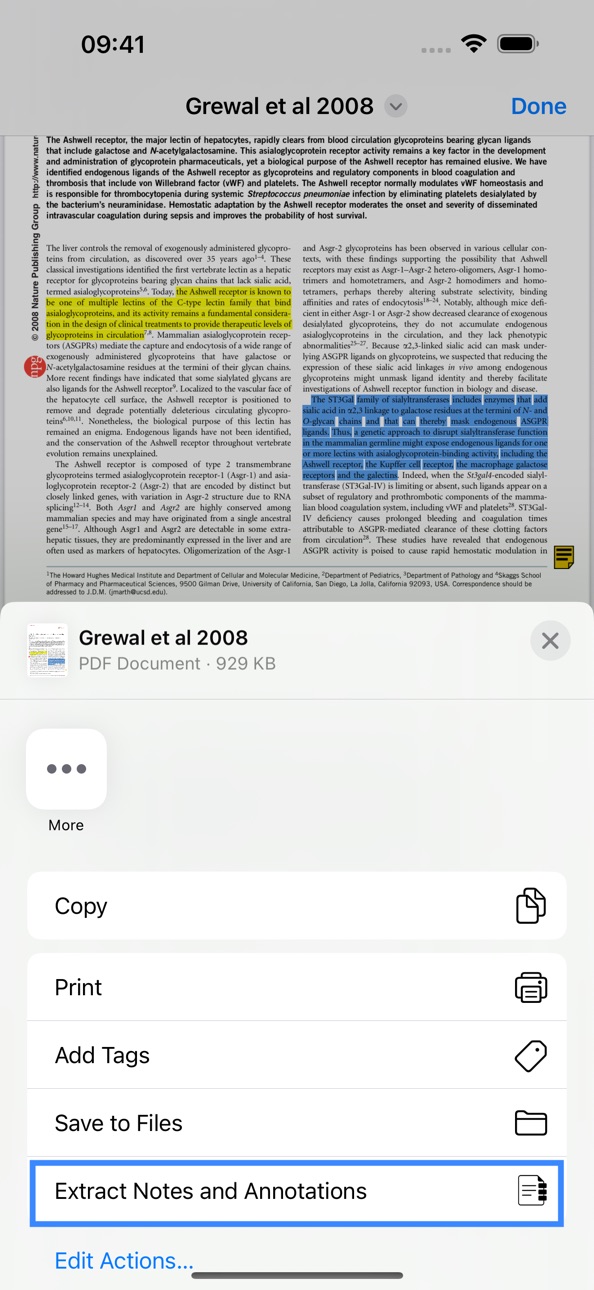 iPhone screenshot