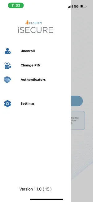 Clarien iSecure screenshot 3