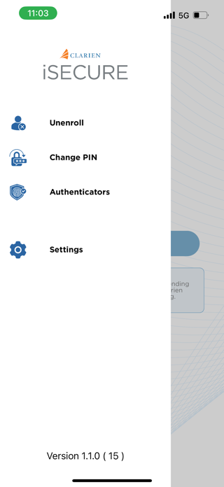 Clarien iSecure Screenshot 3 of 3