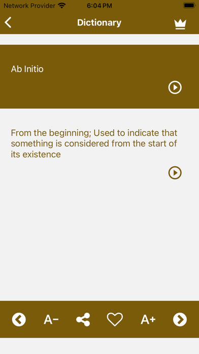Law Terms in Latin to English Screenshot