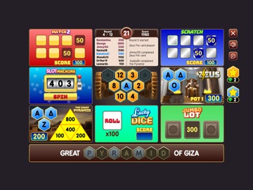 Seven Wonders Bingo Game iPad screenshot