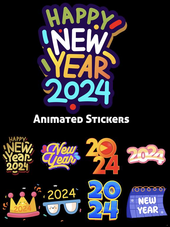 Screenshot #4 pour New Year HD Stickers