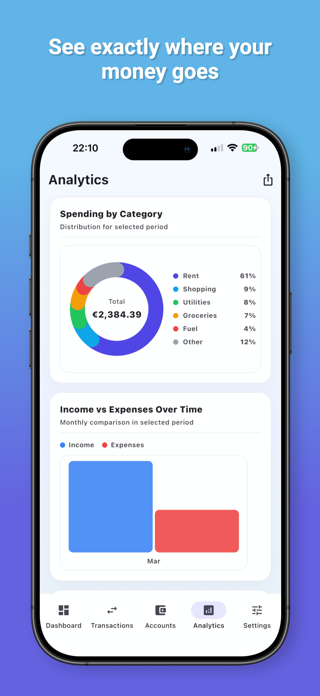 BudgetLog – Expense Tracker Screenshot 7 of 10