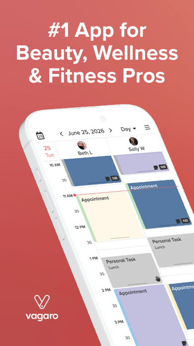 Vagaro Pro iPhone screenshot 1 - Business app